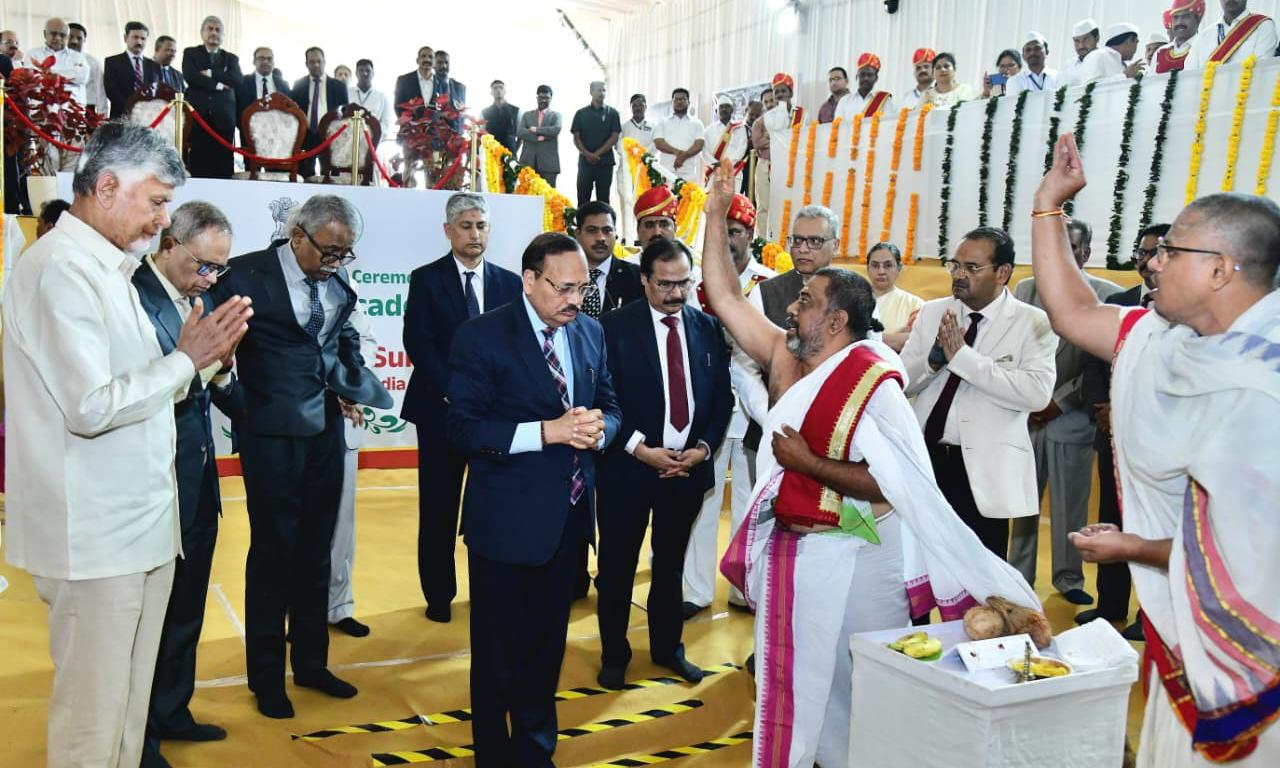 CM Naidu Seeks National Judicial Academy for Amaravati