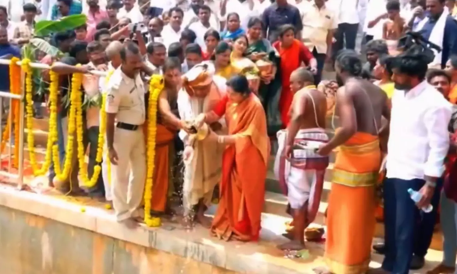 Pushkarini Inaugurated at Prasanna Venkateswara Swamy Temple Pushkarini Inaugurated at Prasanna Venkateswara Swamy Temple