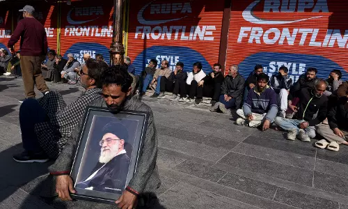 Protests in Several Parts of India Over Killing of Khamenei