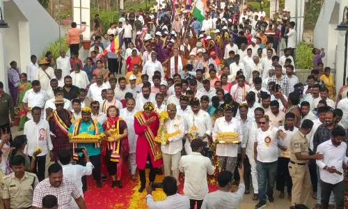 403-KM Dhamma Padayatra Reaches Buddhavanam