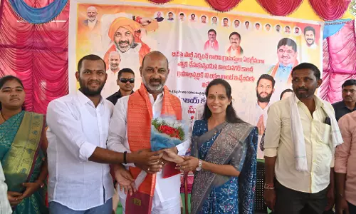 Bandi Releases ₹10 Lakh Each To BJP-Elected Panchayats