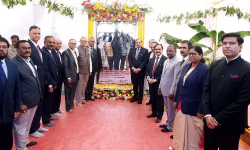 Foundation Laid For District Court Complex At Daminedu, Tirupati Foundation Laid For District Court Complex At Daminedu, Tirupati