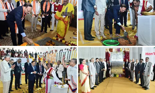 CJI Lays Foundation For Judicial Academy in Amaravati CJI Lays Foundation For Judicial Academy in Amaravati