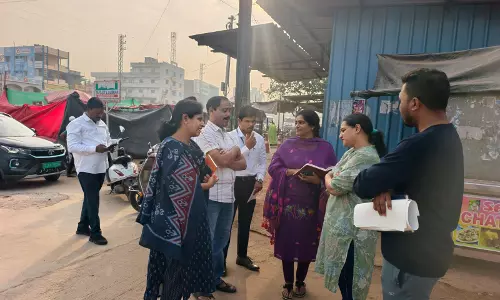 Srijana Reviews Sanitation Works, Waste Management Practices in Cyberabad