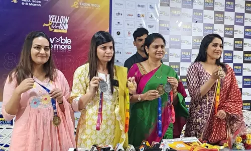3rd Edition of Yellow Ribbon Run in Hyderabad on Womens Day