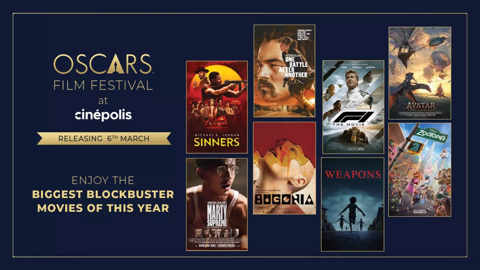 Cinépolis India Launches Oscar Film Festival 2026