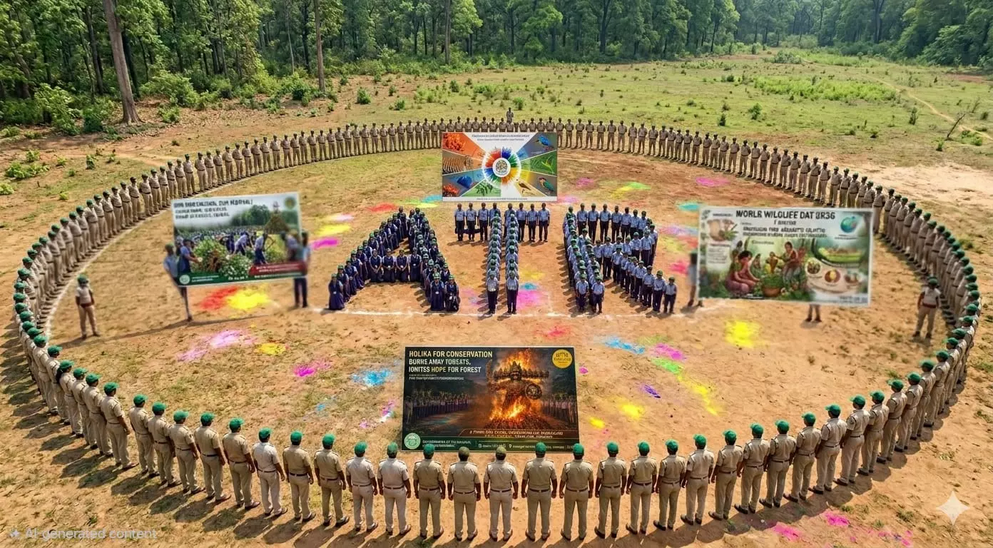 Amrabad Tiger Reserve Observe Holi And World Wildlife Day On Tuesday