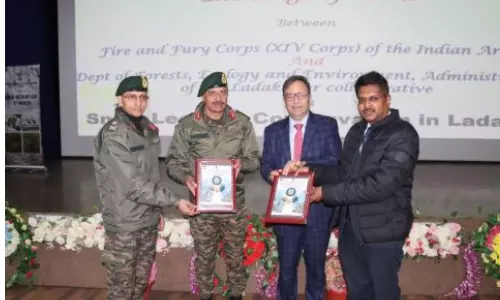 Army, Ladakh Administration Sign MoU to Protect Fragile Ecology and Wildlife