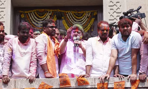 Ramchander Rao Greets People to Mark Holi Festivities Ramchander Rao Greets People to Mark Holi Festivities