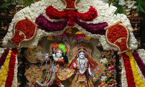 Gaura Purnima Celebrated At Hare Krishna Golden Temple In Banjara Hills