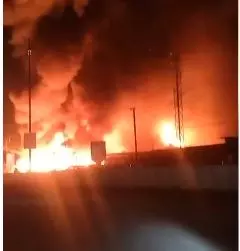 Firefighters Struggled for 5 Hours to Douse Flames in Bachupally Firefighters Struggled for 5 Hours to Douse Flames in Bachupally