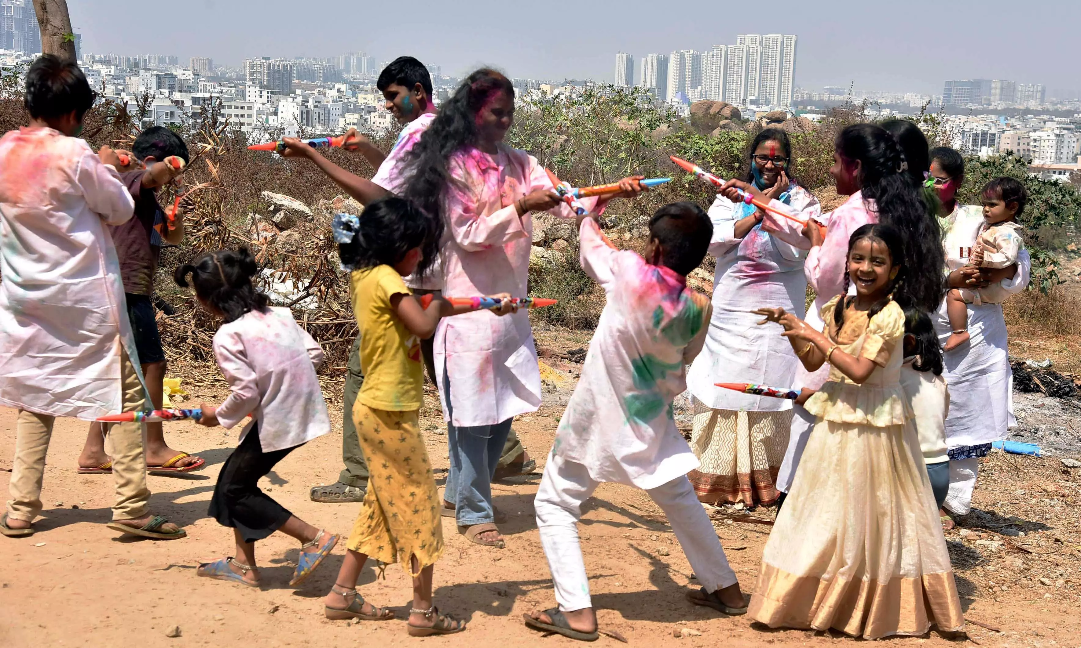 Hyderabad Revels in Three Days of Colourful Holi Hyderabad Revels in Three Days of Colourful Holi