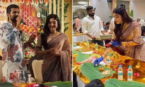 Vijay Deverakonda, Rashmika Meet Fans Ahead of Grand Reception Vijay Deverakonda, Rashmika Meet Fans Ahead of Grand Reception