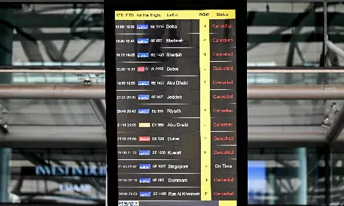 35 International Flights Cancelled From Hyderabad 35 International Flights Cancelled From Hyderabad