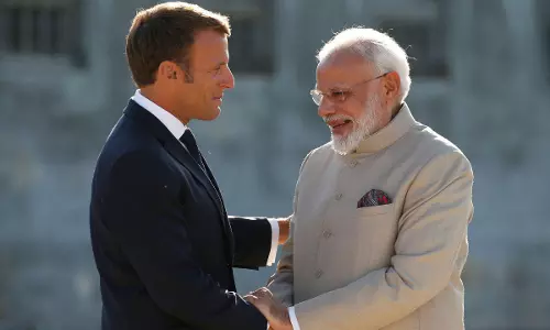 Modi Speaks To French President Macron On West Asia