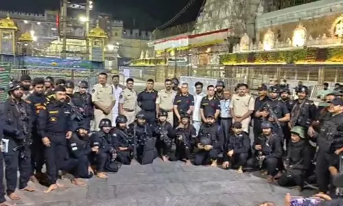 NSG Conducts Anti-terror Mock Drill at Tirumala