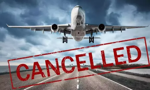 Flights to West Asia from Hyderabad Cancelled Again