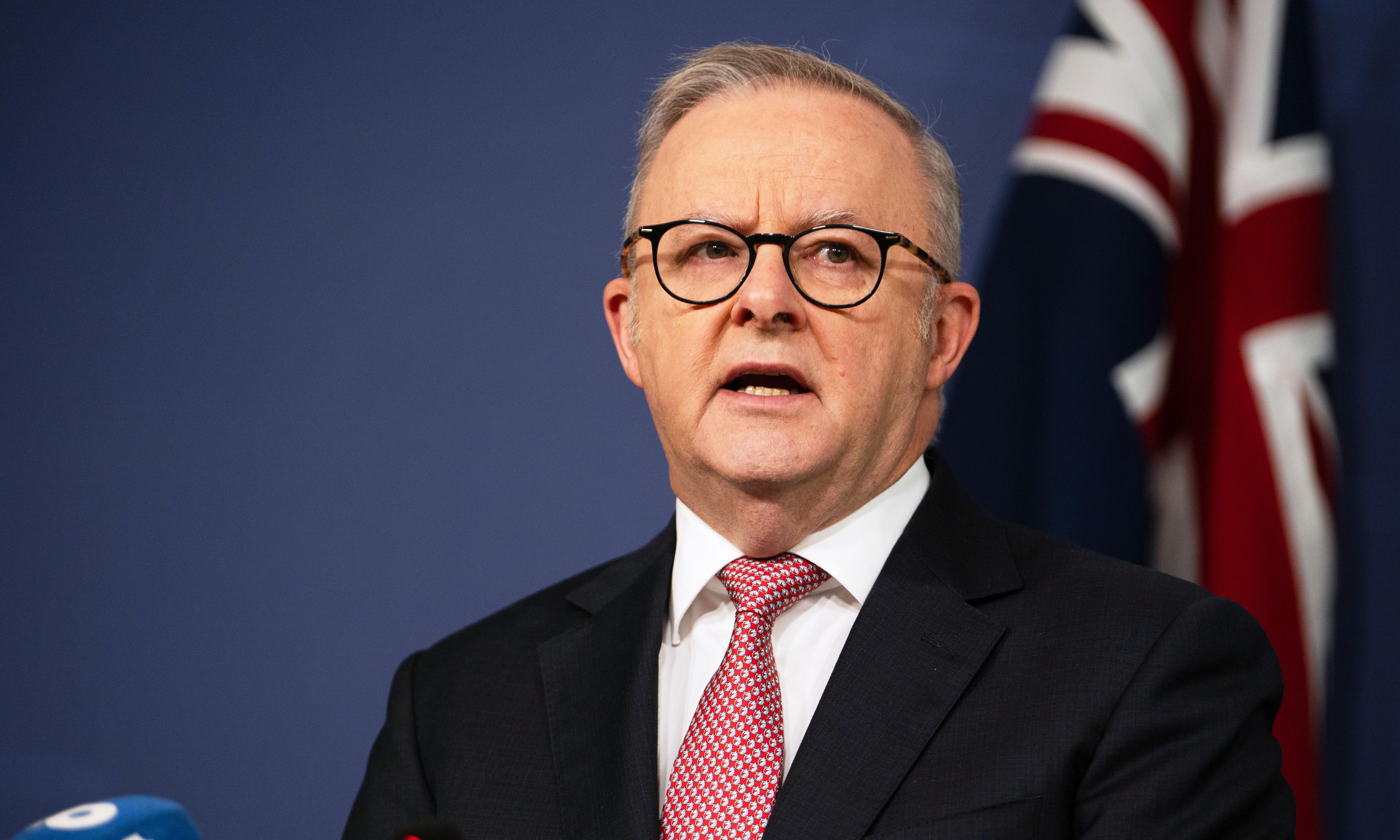 They did not take part in the attack, Anthony Albanese stressed