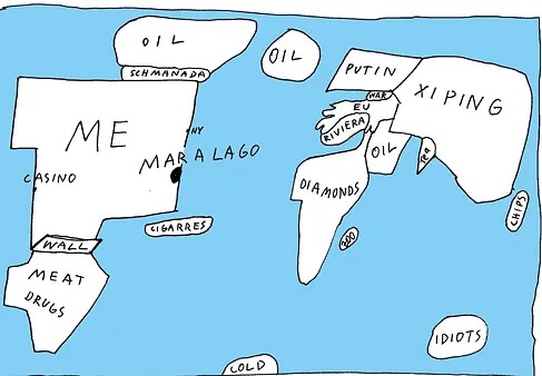 German Magazine Mocks Trump with World Map, India Marked as ‘Tea’