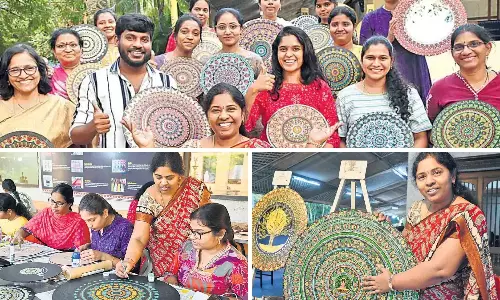 Warangal Woman Trains 400 Students in Mandala Art for Stress Relief