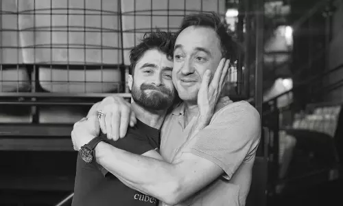 Radcliffe, Felton Reunite at Broadway Backstage