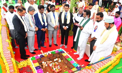 CJ Lays Foundation For ₹81.6 Crore Court Complex In Sircilla