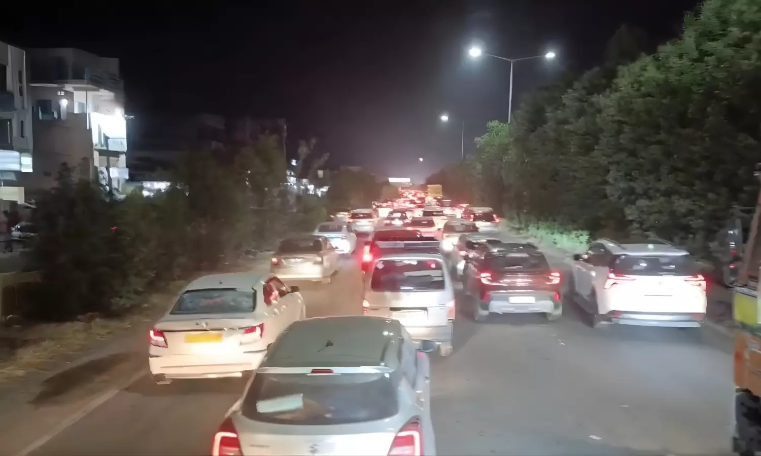 8-Km Traffic Jam On NH 65 After Lorry Stops On Highway Near Gundrampally