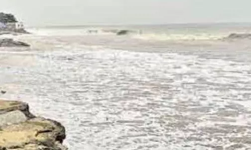 Andhra Pradesh: Two Swept Away By Rogue Wave Off Vizag Coast Andhra Pradesh: Two Swept Away By Rogue Wave Off Vizag Coast