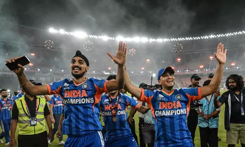 Abhishek Did It With Dube’s Bat Abhishek Did It With Dube’s Bat