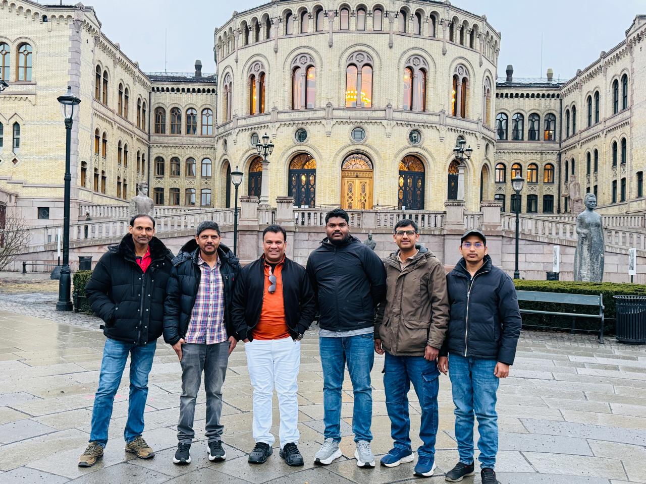 BRS NRI Representatives Meet Mahesh Bigala in Norway