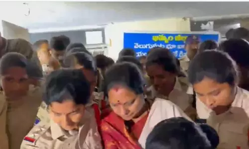 K. Kavitha Arrested in Khammam, Continues Hunger Strike in Hyderabad