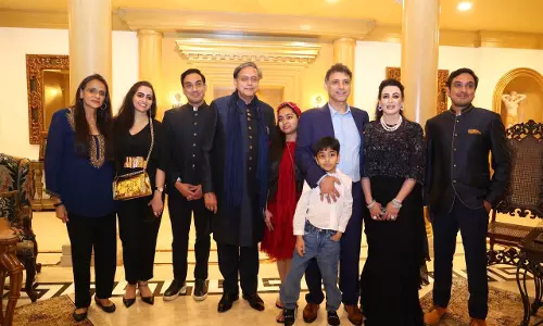 Rohit Kochhar Hosts Birthday Celebration for Shashi Tharoor