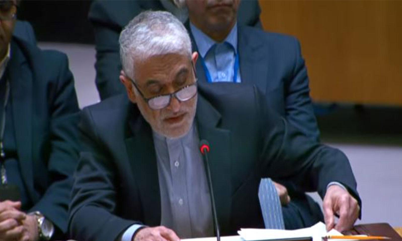 Iran Envoy to UN Alleges Israel Killed Four Iranian Diplomats in Beirut