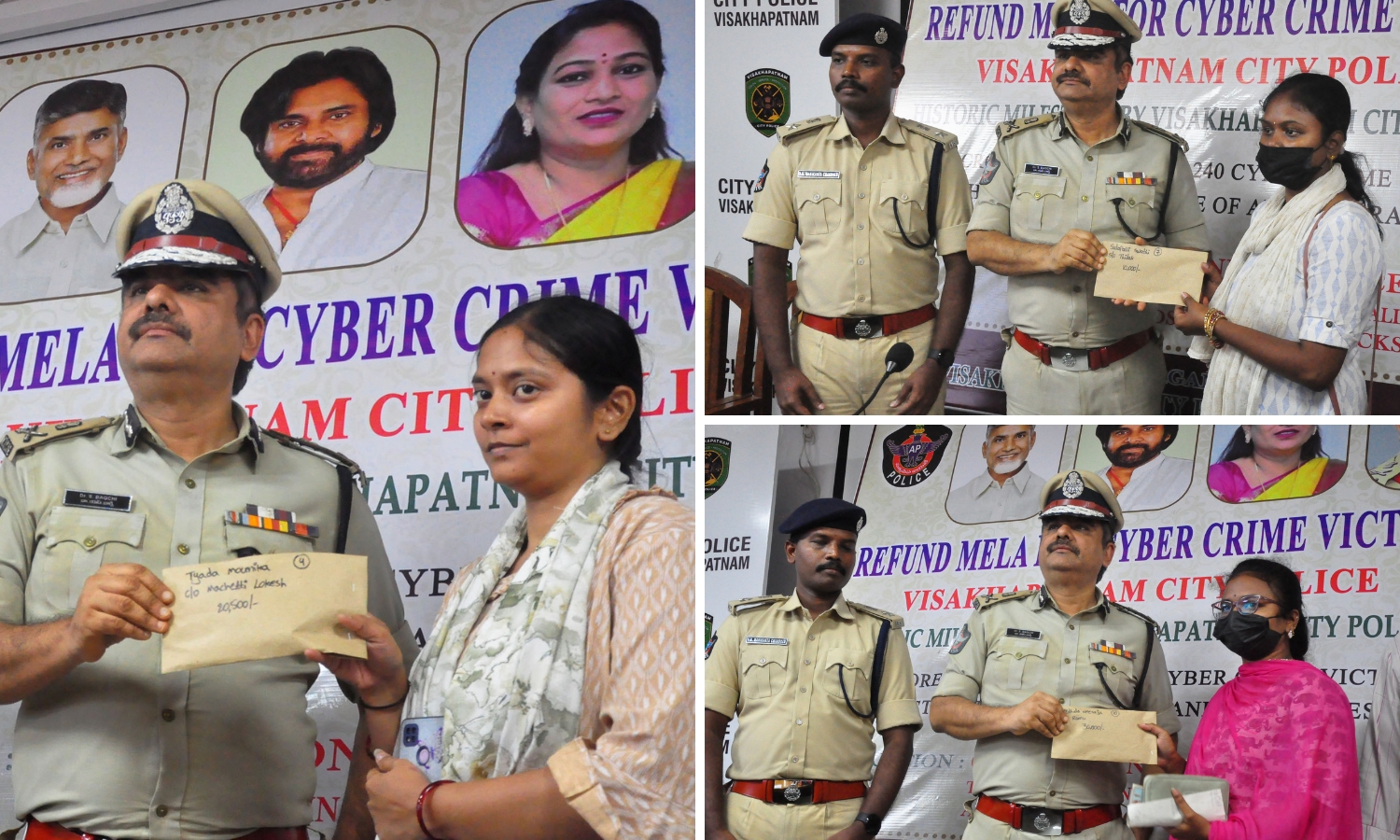 Vizag Police Refund ₹22.47 Crore To Cyber Fraud Victims