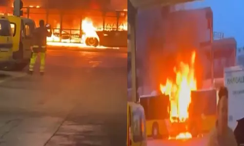 Six Killed, 3 Injured As Fire Engulfs Bus Near Geneva Six Killed, 3 Injured As Fire Engulfs Bus Near Geneva