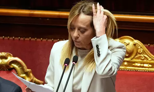 Italy’s Meloni Says US-Israeli Attacks on Iran Violate International Law