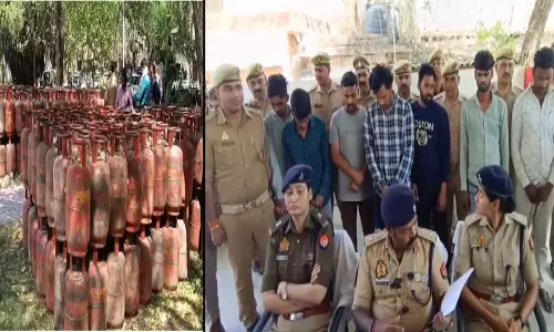 UP Police Recover 500 Stolen LPG Cylinders in Jhansi, 7 Arrested