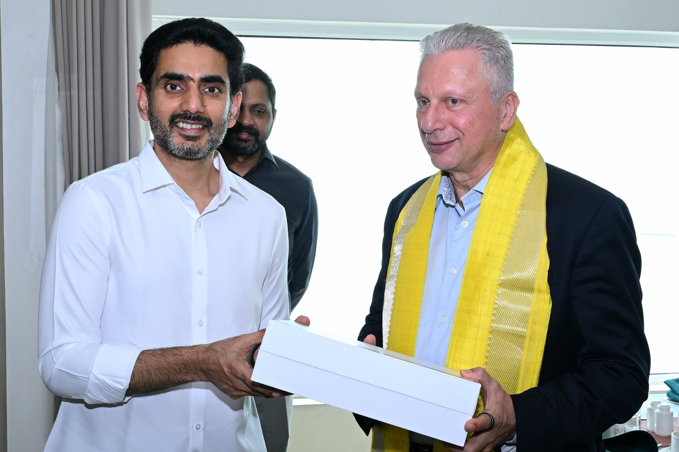 Lokesh Meets Capgemini CEO in Vizag to Discuss New IT Facility