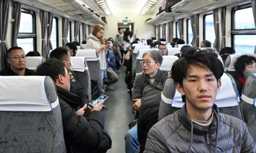 China-North Korea Train Arrives In Pyongyang After 6-Year Halt