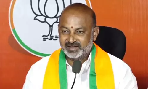 Bandi on 40-km ‘Anjanna Ashirvada Yatra’ on March 14