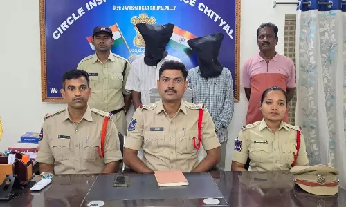 Telangana: Two Arrested with Ganja Worth Rs.65,000