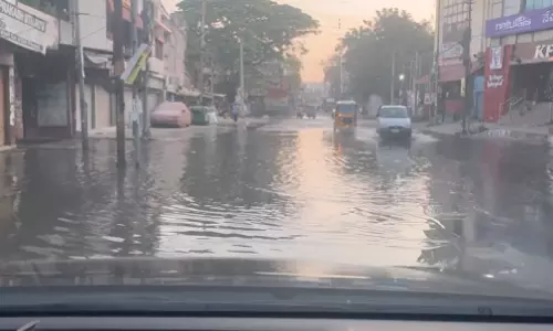 Drainage Overflow Causes Trouble for Residents in West Marredpally
