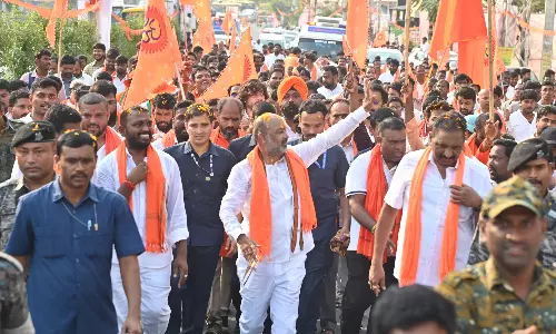 Bee Attack Halts Bandi Sanjay’s Anjanna Ashirvada Yatra in Karimnagar