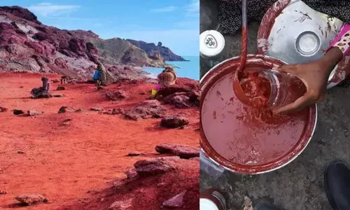 Why Do People in Strait of Hormuz Use Red Sand in Their Cooking?