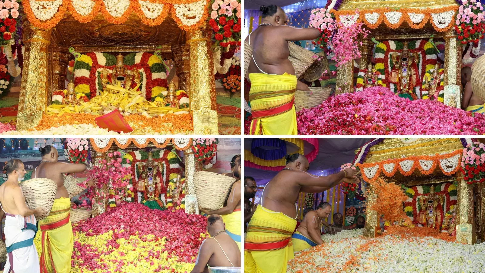 Pushpayagam Mahotsavam Held at Srinivasa Mangapuram Temple Pushpayagam Mahotsavam Held at Srinivasa Mangapuram Temple