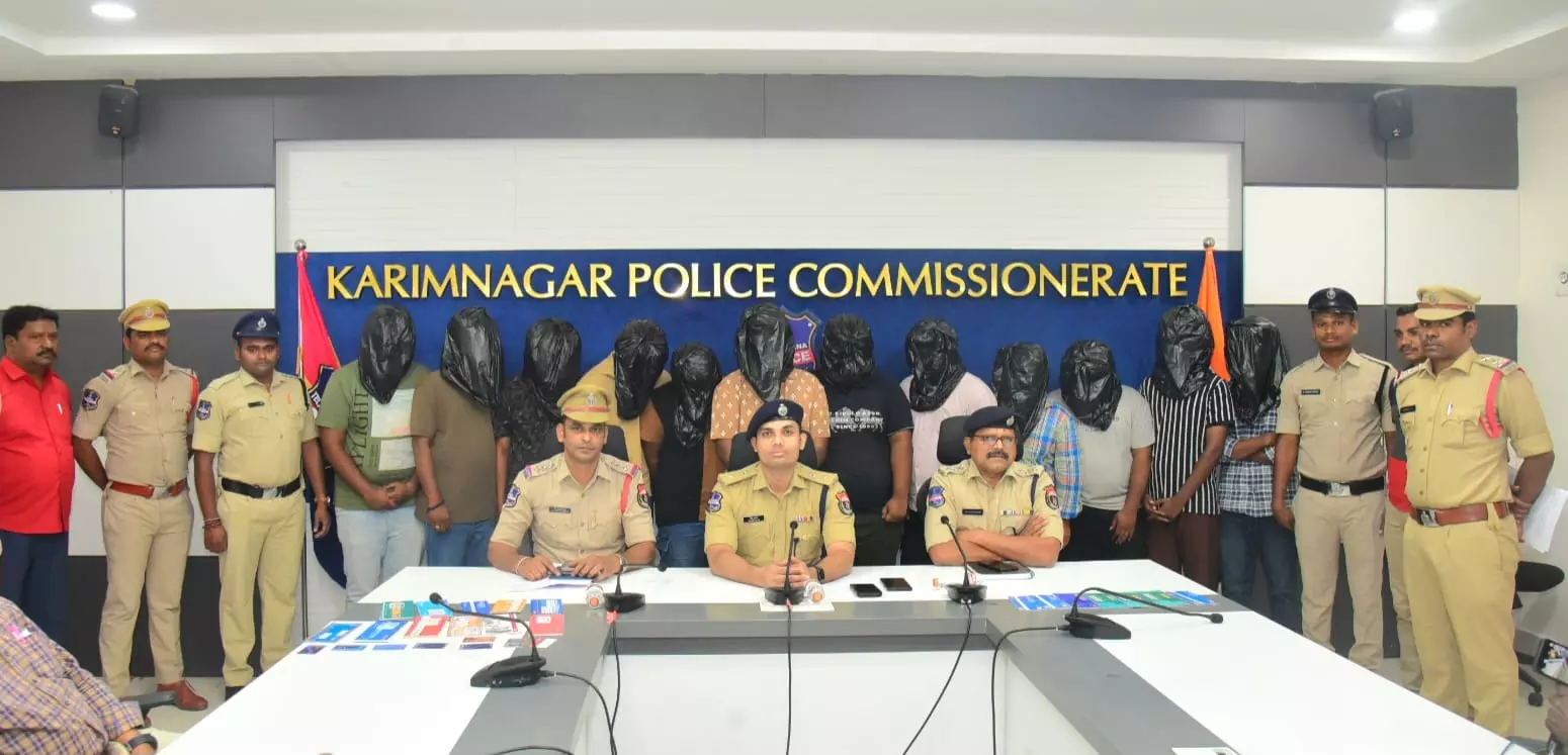 Karimnagar Police Crack Mule Account Racket Karimnagar Police Crack Mule Account Racket