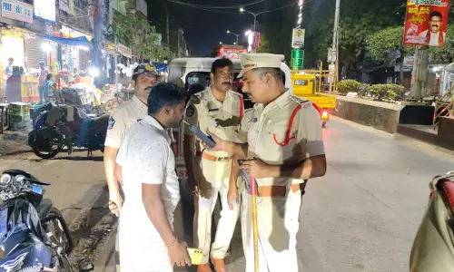 Police Step Up Night Vigil, Book 92 Cases In Nellore