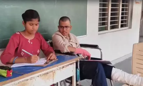 Fractured Limbs Fail To Stop SSC Student From Writing Exam