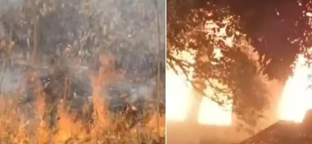 Two Fire Incidents in Odisha Damage Property, Disrupt Highway Traffic Two Fire Incidents in Odisha Damage Property, Disrupt Highway Traffic