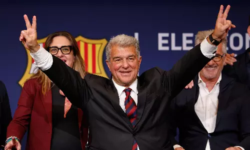 Laporta Re-Elected As Barcelona President